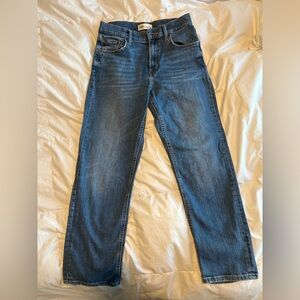 Zara High Waisted Straight Leg Jeans (Size US 10/ Eur 42)